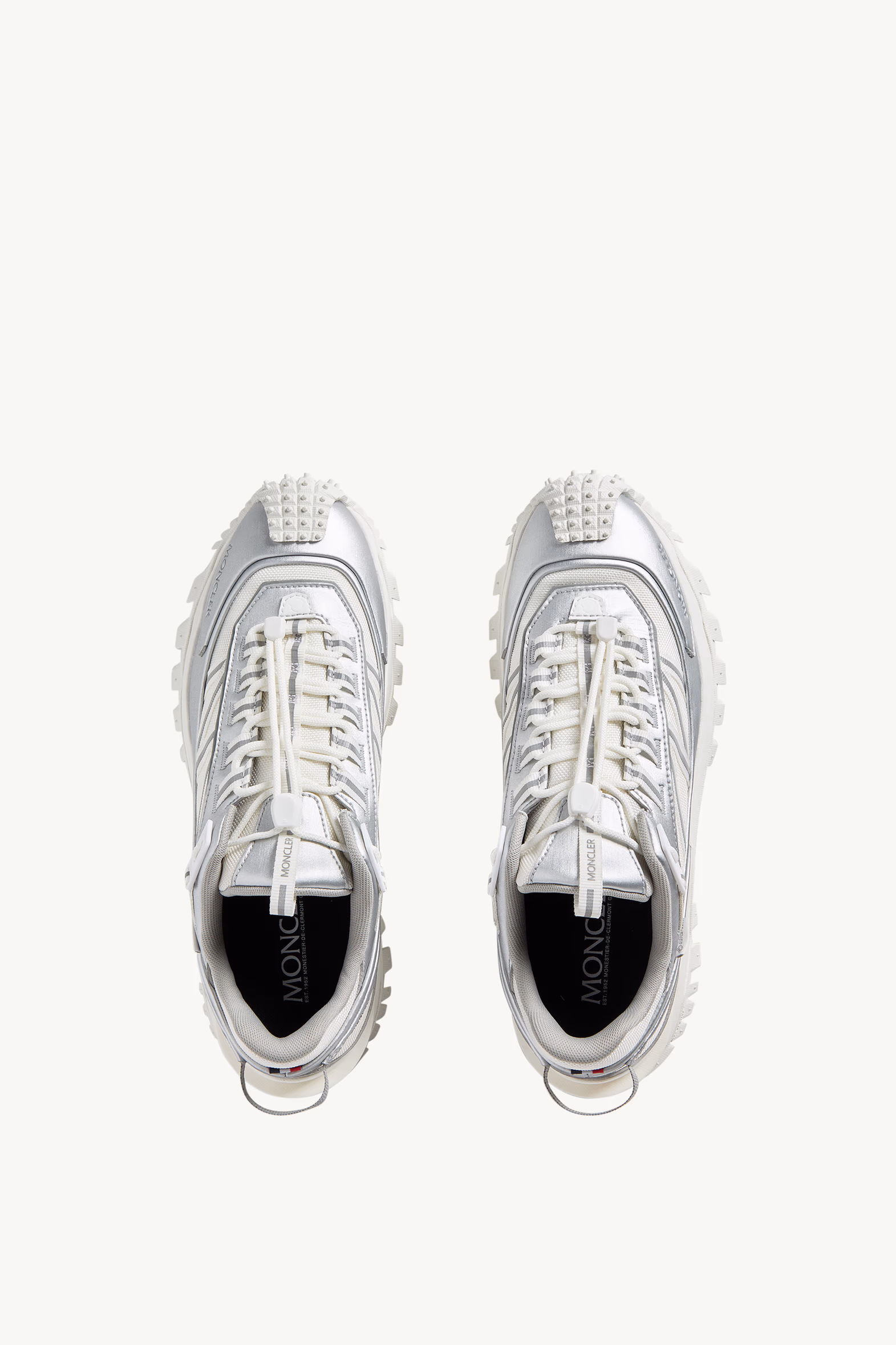 Trailgrip GTX Leather Sneakers Men Silver Moncler 6